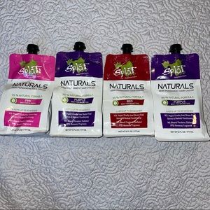 Lot of 4 Splat Naturals Semi-Permanent Hair Dye